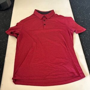 lululemon athletica Men's Crimson Polo Shirt
